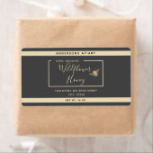 ミニマモダンリスト金ゴールド蜂蜜のハニージャールClasi ラベル (インサイチュ)