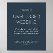 ミニマモダンリスト非詰めイベント結婚の ポスター (正面)