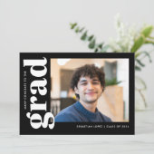 ミニマモダンリスト高校卒業 案内状 (スタンド正面)