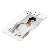 ミニマモダンリスト1フォトグラードアナウンスメントマグネット マグネット (左側)