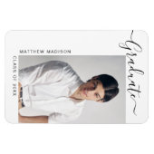 ミニマモダンリスト1フォトグラードアナウンスメントマグネット マグネット (横)