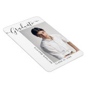 ミニマモダンリスト1フォトグラードアナウンスメントマグネット マグネット (右側)