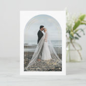 ミニマモダンリスト1写真ありがとう サンキューカード (スタンド正面)