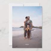 ミニマモダンリスト12フォトコラージュクリスマス シーズンカード (裏面)