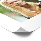 ミニマモダンリスト12写真卒業ボードサイン ポスター (角)