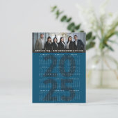 ミニマモダンリスト2023カレンダー新年フォトホール シーズンポストカード (スタンド正面)