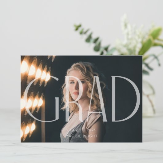 ミニマモダンリスト2023年度卒業発表 招待状 (スタンド正面)