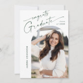 ミニマモダンリスト2 PHOTO卒業パーティー 招待状 (正面)