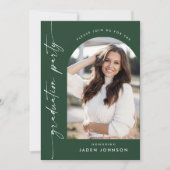 ミニマモダンリスト2 PHOTO卒業パーティー 招待状 (正面)