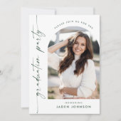 ミニマモダンリスト2 PHOTO卒業パーティー 招待状 (正面)