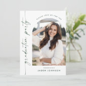 ミニマモダンリスト2 PHOTO卒業パーティー 招待状 (スタンド正面)