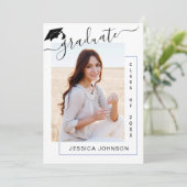 ミニマモダンリスト2 PHOTO卒業パーティー 招待状 (スタンド正面)