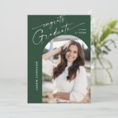 ミニマモダンリスト2 PHOTO卒業パーティー 招待状 (スタンド正面)