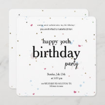 ミニマモダンリスト30th誕生日パーティー、30誕生