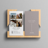 ミニマモダンリスト4フォトコラージュ写真家 名刺