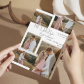 ミニマモダンリスト5フォトタイポグラフィ結婚ズ セーブザデート