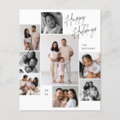 ミニマモダンリスト9フォトコラージュクリスマスバジェット (正面)