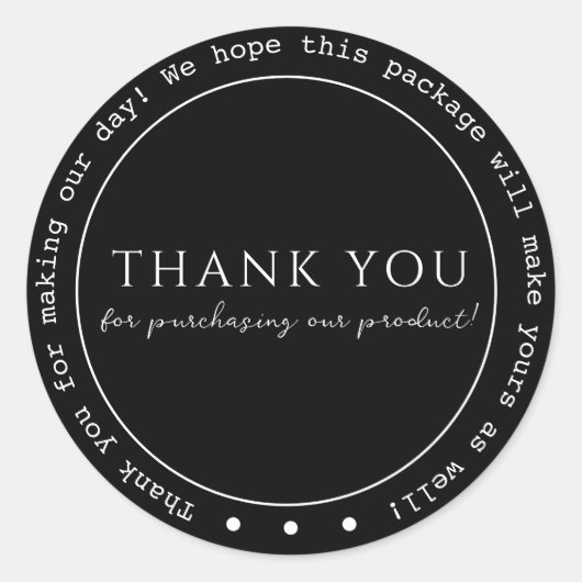 ミニマモダンリスト、お疲れクラシックさま ラウンドシール (正面)