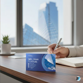 ミニマモダンリスト – エレガントおよびプロフェッショナルデザイン 名刺