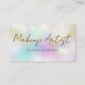 ミニマモダンリスト・オパール・メイクアップ・アーティスト 名刺 (正面)