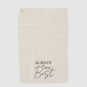 ミニマモダンリスト ゴルフタオル (正面)