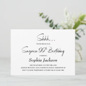 ミニマモダンリスト・サプライズ55th誕生日パーティー 招待状 (スタンド正面)