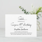 ミニマモダンリスト・サプライズ60th誕生日パーティー 招待状 (スタンド正面)