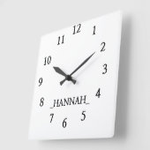 ミニマモダンリスト スクエア壁時計 (傾斜)