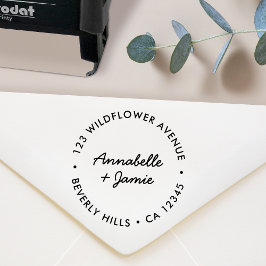 ミニマモダンリスト |スクリプト結婚の差出人住所 セルフインキングスタンプ