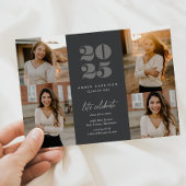 ミニマモダンリスト・ソアリング卒業 |木炭の写真 招待状