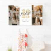 ミニマモダンリスト・ソアリング卒業 |金ゴールド+白 横断幕 (インサイチュ)