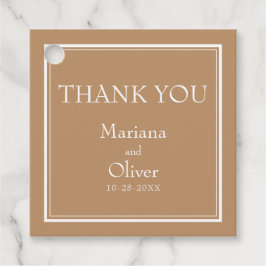 ミニマモダンリスト・タン・ベージュ フェイバータグ