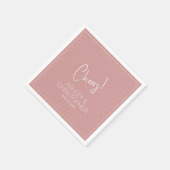 ミニマモダンリスト・ダスティバラ結婚ズ スタンダードカクテルナプキン (角)