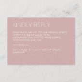 ミニマモダンリスト・ダスティバラ結婚ズ 出欠カード (正面)