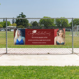 ミニマモダンリスト・ツインズ卒業写真パーティー 横断幕