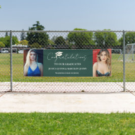 ミニマモダンリスト・ツインズ卒業写真パーティー 横断幕