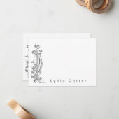 ミニマモダンリスト ノートカード (正面/裏面インサイチュ)