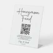 ミニマモダンリスト・ハネムーン結婚基金のサイン 台座サイン (正面)