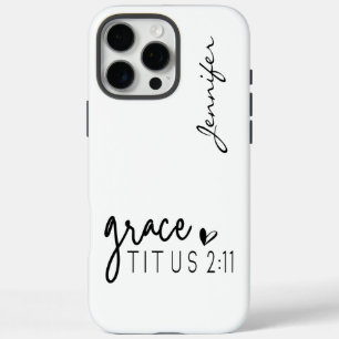 ミニマモダンリスト・バイブル・バース・タイタス2:11 iPhone 16 Pro Maxケース