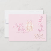 ミニマモダンリスト・バニー サンキューカード (正面)