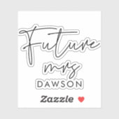 ミニマモダンリスト・フューチャー・ブライド シール (シート)