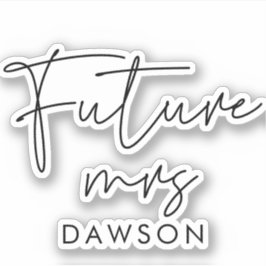 ミニマモダンリスト・フューチャー・ブライド シール