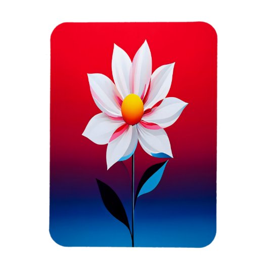 ミニマモダンリスト・フラワーアート マグネット (縦)