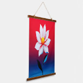 ミニマモダンリスト・フラワーアート 吊り下げ型タペストリー (傾斜あり)