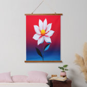 ミニマモダンリスト・フラワーアート 吊り下げ型タペストリー (寝室)