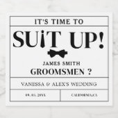 ミニマモダンリスト・ブラックのグ頼ロムスマン提案 スパークリングワインラベル (シングルラベル)