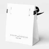 ミニマモダンリスト・ホワイトありがとうご結婚ざう フェイバーボックス (裏面サイド)