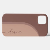 ミニマモダンリスト・ボホアルチパーソナライズされた Case-Mate iPhoneケース (裏面 (横))