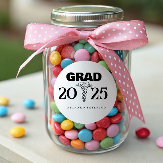 ミニマモダンリスト・メッド・スクール卒業 ラウンドシール