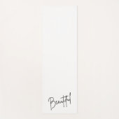 ミニマモダンリスト-モノクロ ヨガマット (正面)